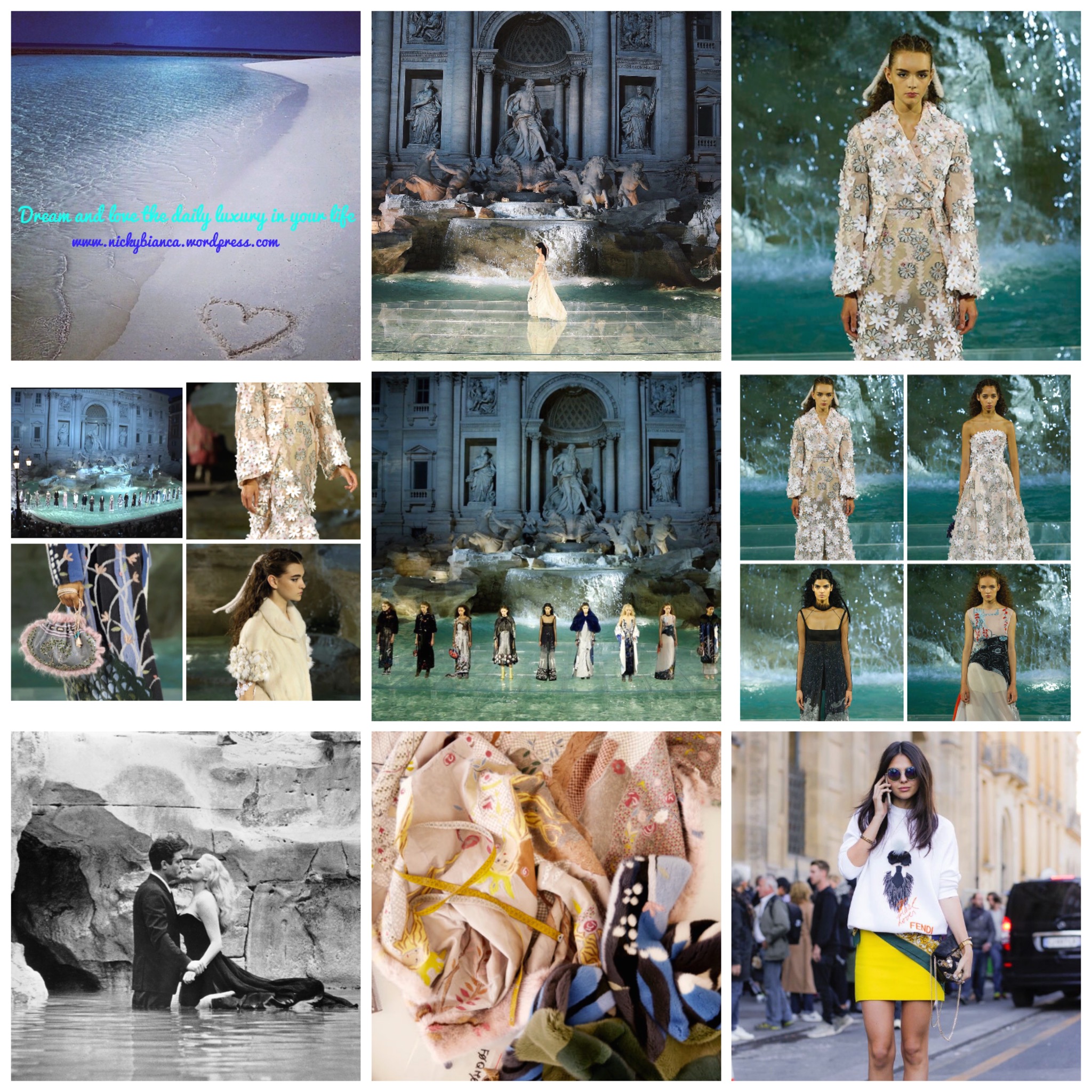 Fendi, Fontana di Trevi, luglio 2016